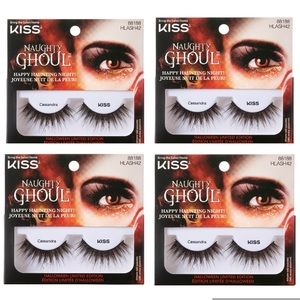 Lot of 4! Limited Edition Kiss Lashes - Naughty Ghoul Cassandra